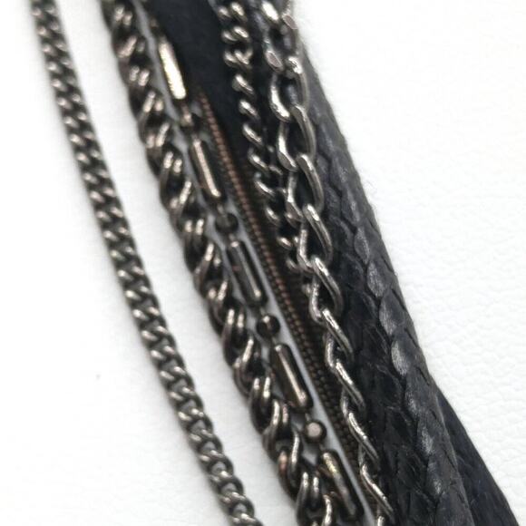 Chico's Multistrand Pendant Necklace, Copper End Caps, 20 Inches - Picture 4 of 9